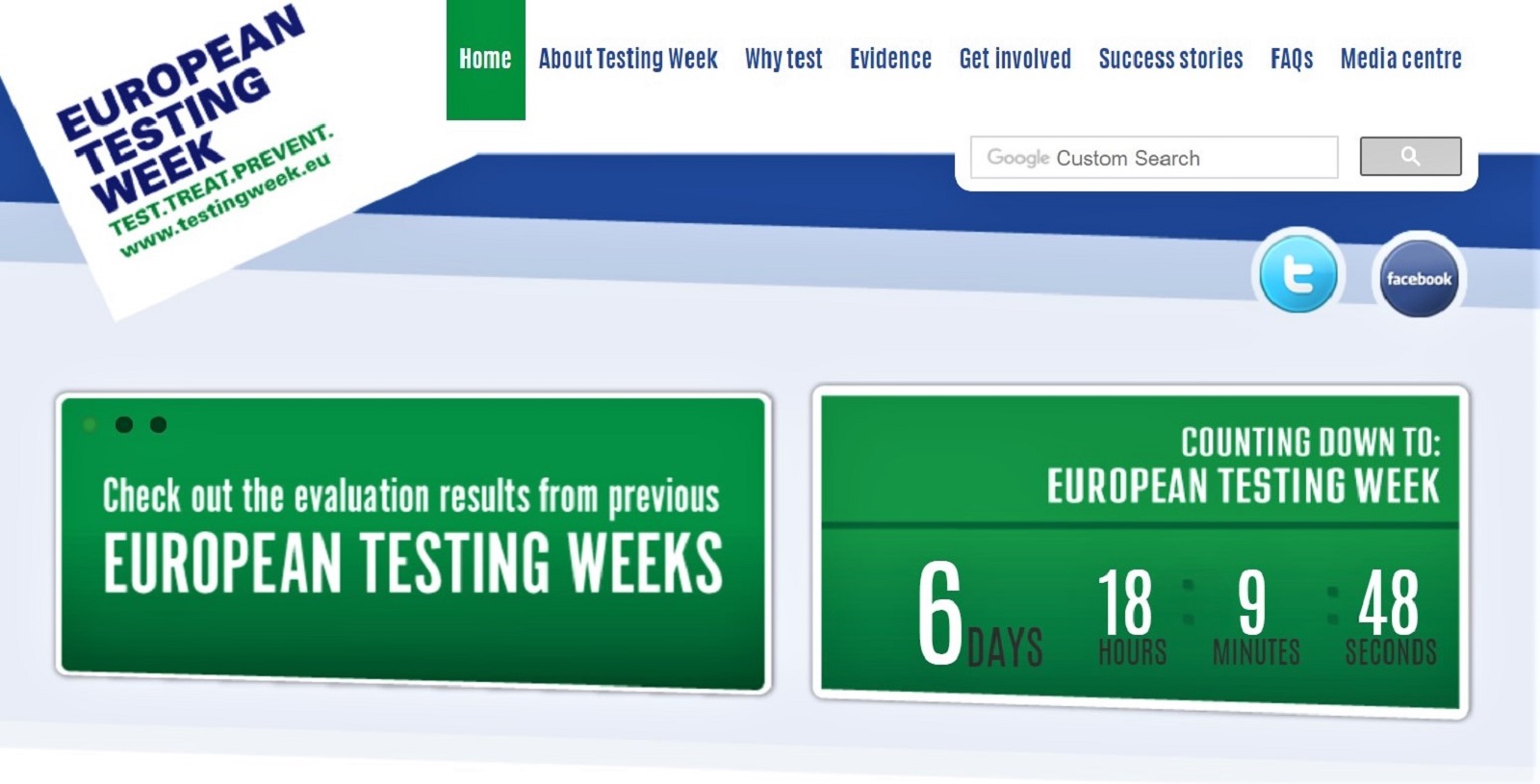 Billede af European Testing Week logo