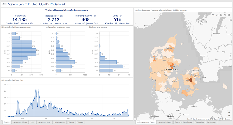 Covid denmark dashboard