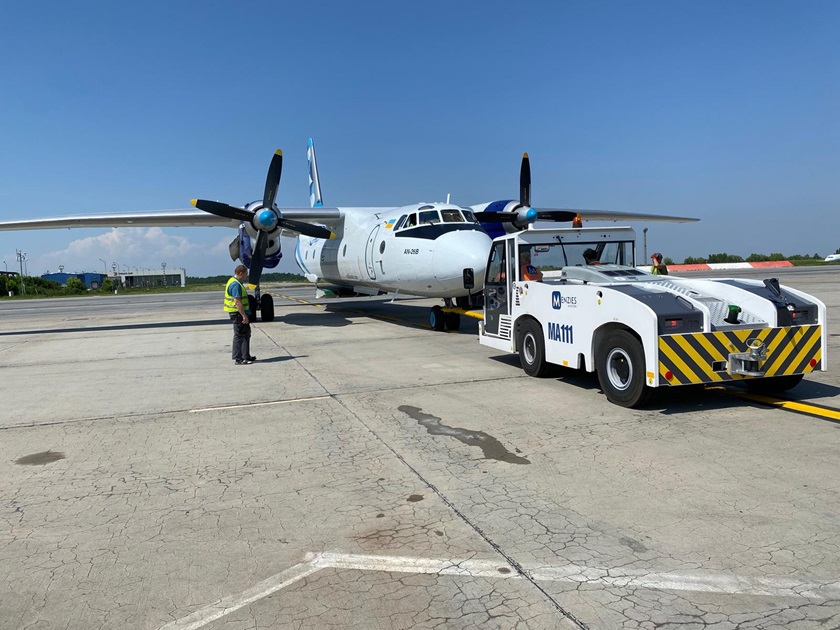 Flyet som Pfizer-vaccinerne fra Rumænien skal transporteres til Danmark i.