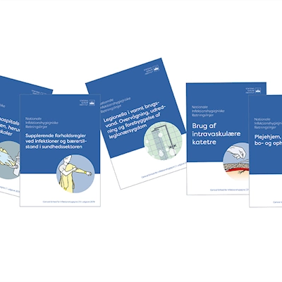G&aring; til hjemmesiden Nationale Infektionshygiejniske Retningslinjer