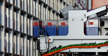 Biobanken - detalje fra en fryser