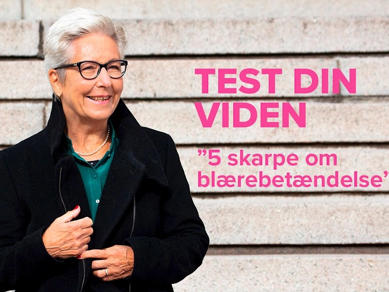 5 skarpe om blærebetændelse