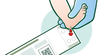 Sådan tages hælblodprøven